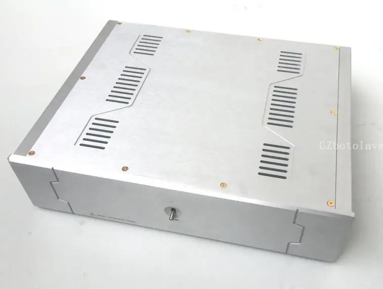 New Personal Fashion Aluminum power amplifier chassis PreAmp Box DIY shell 430MM*105MM*340MM BZ4310C