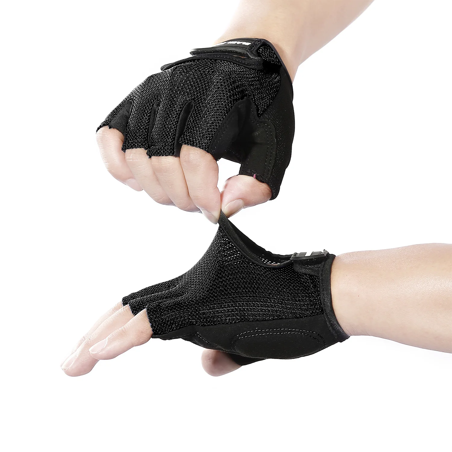 Outdoor men women sports anti-slip fitness weightlifting half-finger bike gloves bicycle cycling mountain skiing horse riding