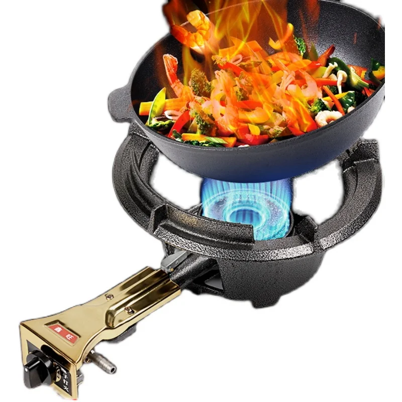 

Outdoor portable gas stove, commercial hotel kitchen, medium pressure stove for fast cooking and high fire