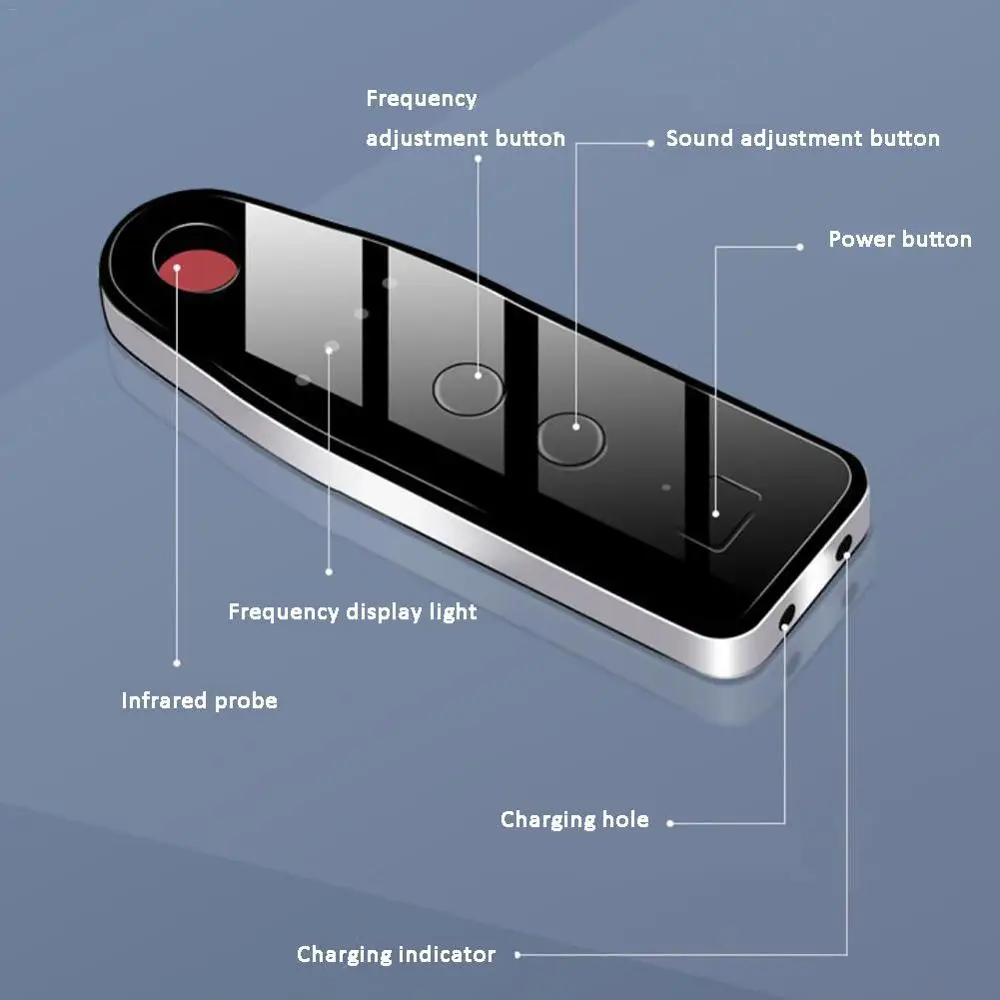Multi-Function Wireless Camera Lens Signal Detector Radio Wave Signal Detect Camera Full-range WiFi RF GSM Device Finder