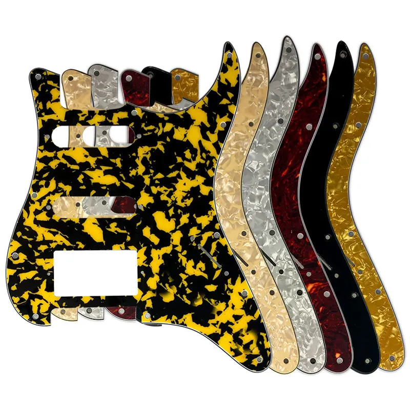 

Quality Electric Guitar Parts For USA\ Mexico Fd Strat 11 Holes HSS PAF Humbucker Guitar Pickguard No Control Hole Scratch Plate