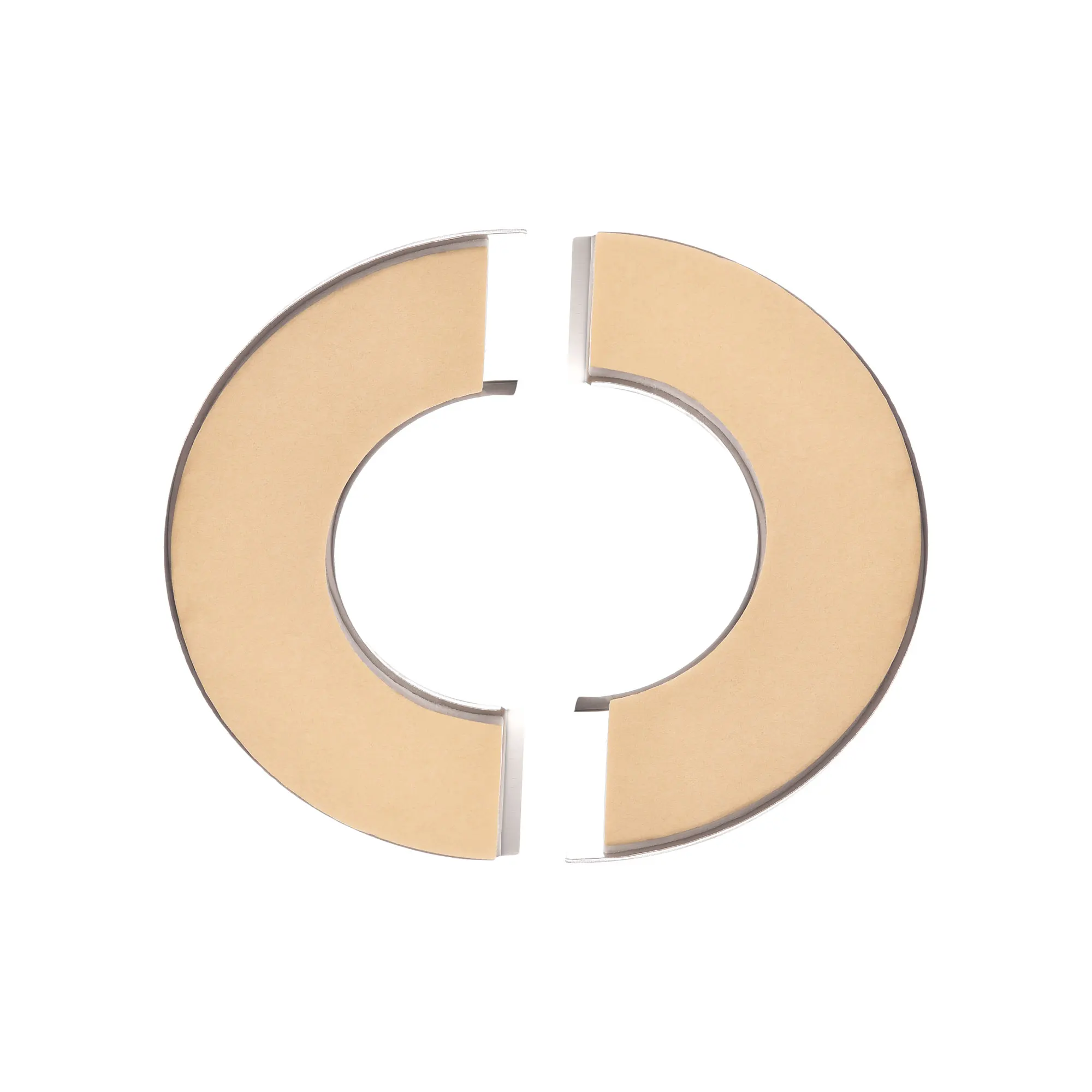 Uxcell 4Pcs Wand Split Flansch Edelstahl Runde Rosette Platte für 24mm-101mm Durchmesser Rohr