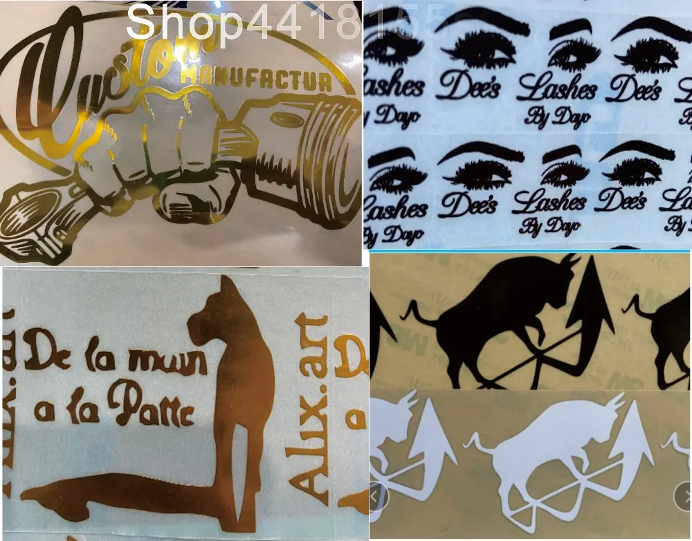 Custom 3d Metall Logo Transfer Aufkleber Nickel Aufkleber Personalisierte DIY Etiketten Wasserdicht Freies Verschiffen Wimpern Box Abziehbilder Tags – Detail 18