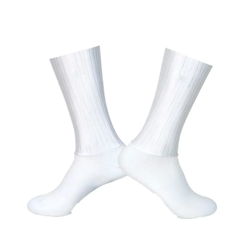 Calcetines Aero transpirables para Ciclismo, medias antideslizantes sin costuras, resistentes al desgaste, para verano, para hombre