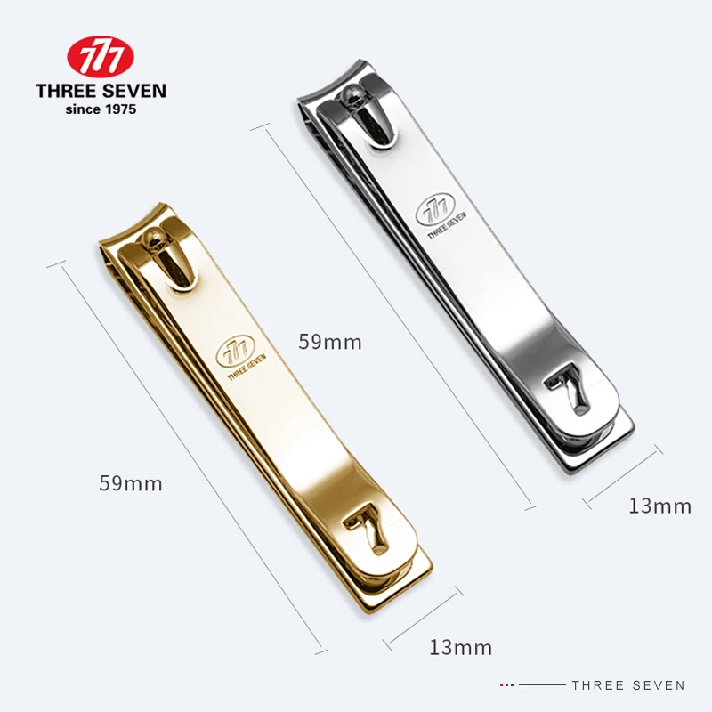 THREE SEVEN 1Pc Nail Clipper Fingernail Scissor Manicure Cutter Pedicure Nail Tools Toenail Trimmers with Nail Files