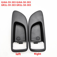 Door inner handle outer frame Door handle cover Black handle base for Mazda 6 GG Mazda 5 GJ6A-59-303 GJ6A-58-303 GR1L59303