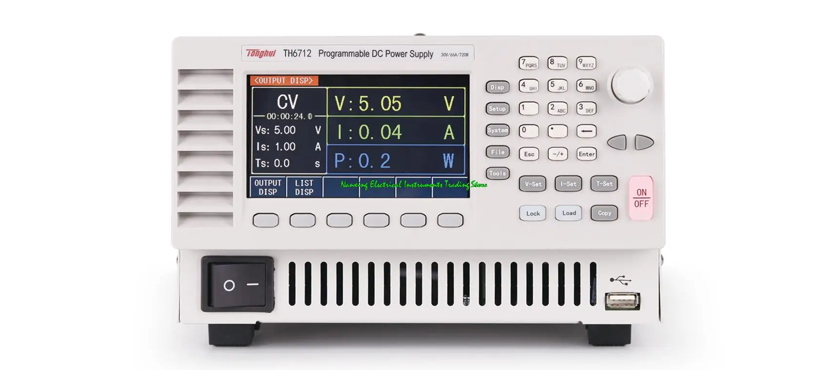 Fast arrival Tonghui TH6711(30V/33A/360W)/TH6712(30V/66A/720W)/TH6713(30V/100A/1080W)Switch Mode Programmable DC Power Supply