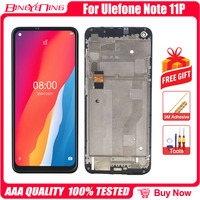 New Original 6.55 Inch Touch Screen+720x1600 LCD Display+Frame Assembly Replacement For Ulefone Note 11P LCD Smart Phone