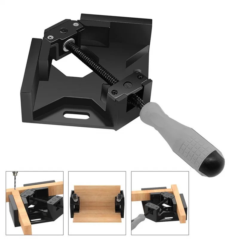 Quick Release Corner Clamp, Right Angle Welding, Woodworking, Photo Frame Clamping Tool, 90 Degree