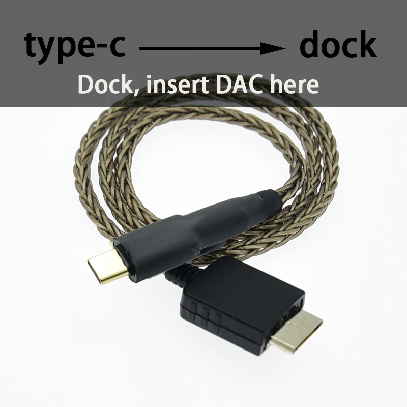 7N lightning usb TYPE C TO DOCK WMPORT Walkman DAC Cable For Desktop Decoder Sony  zx300a 300A A55 zx1 zx2 NW WM1A - WM1Z