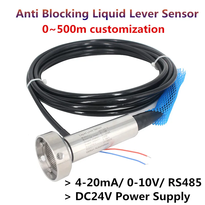 Imagem -03 - Saída Analógica Anti-entupimento Transmissor de Nível de Água H2o Oem Sensor de Nível de Lama de Esgoto Dc1236v Venda de Fábrica 010v