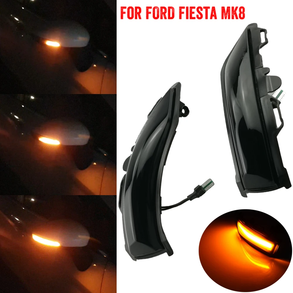

Фонарь поворотный, 2 шт., для Ford Fiesta ST Line MK8 2018 Mk8 2019