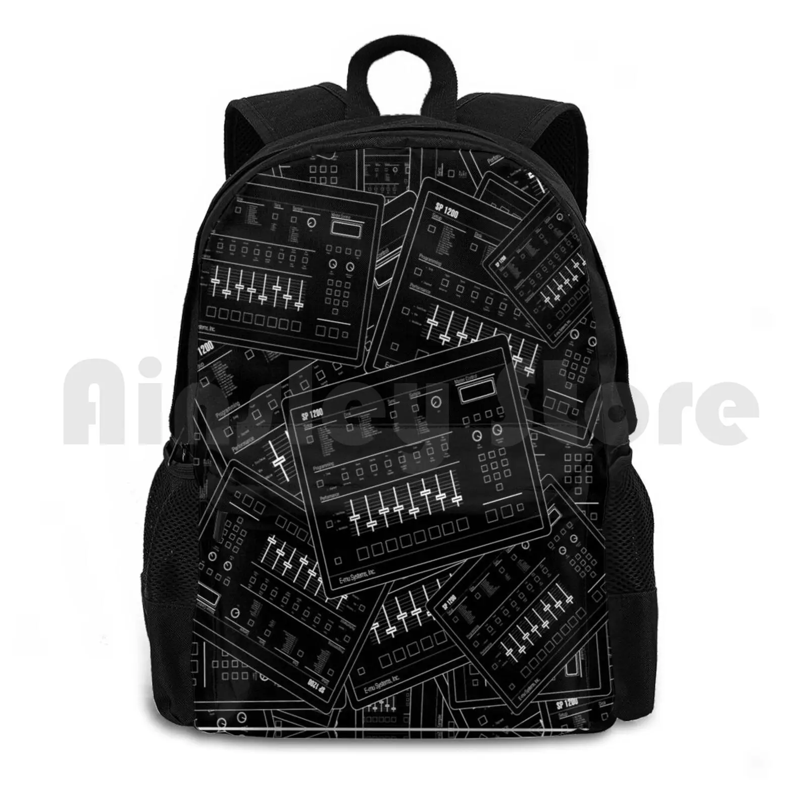 Hiphop Classics : Sp1200 Outdoor Hiking Backpack Waterproof Camping Travel Hiphop Rap Hip Hop Trap Mpc Sp1200 Sampler