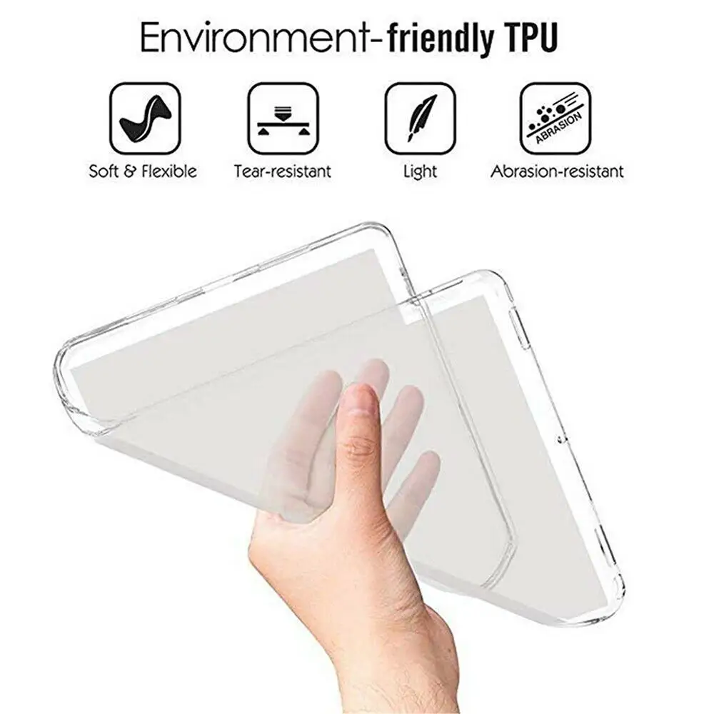 Miękki futerał na Tablet TPU do Samsung Galaxy Tab S6 10.5 calowy SM-T860 SM-T865 2019 przezroczysty TPU ochronna tylna pokrywa dla Tab S6 — zdjęcie 6