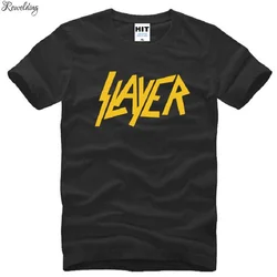 Summer Style Speed metal Band Slayer T Shirts Men Cotton Short Sleeve Letter Metal Rock Men's T-Shirt Fashion Hip Hop Top Tee