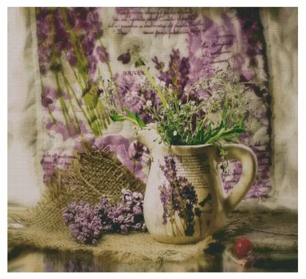 

Вышивка рукоделие ремесла 18CT 16CT 14CT без печати DIY качественные наборы для вышивки крестом ручная работа искусство сиреневый цветок домашний декор