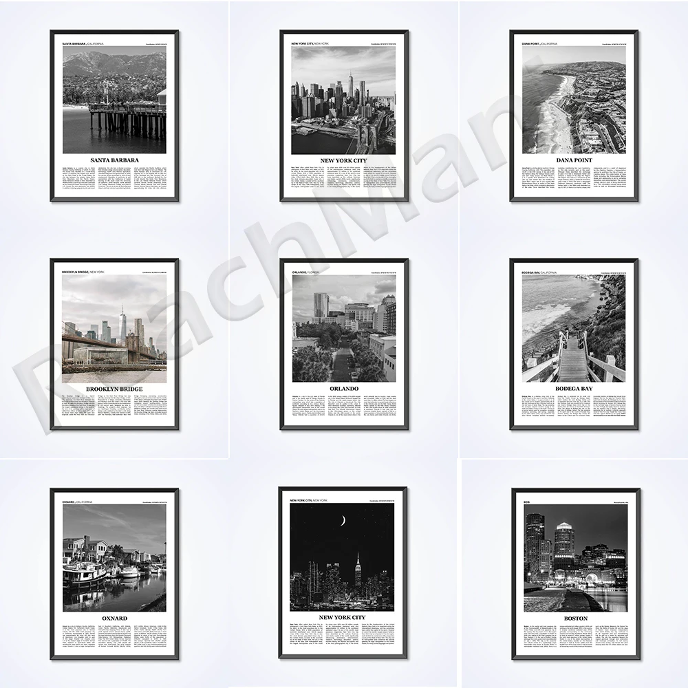 Санта Барбара, Окснард, Калифорния, Дани Пойнт, Бруклин Мост, Бостон, Массачусетс, Большой Сюр, Дорожный постер Бодега Бэй Санта Барбара, Окснард, Калифорния, Дани Пойнт, Бруклин Мост, Бостон, Массачусетс, Большой Сюр, Дорожный постер Бодега Бэй