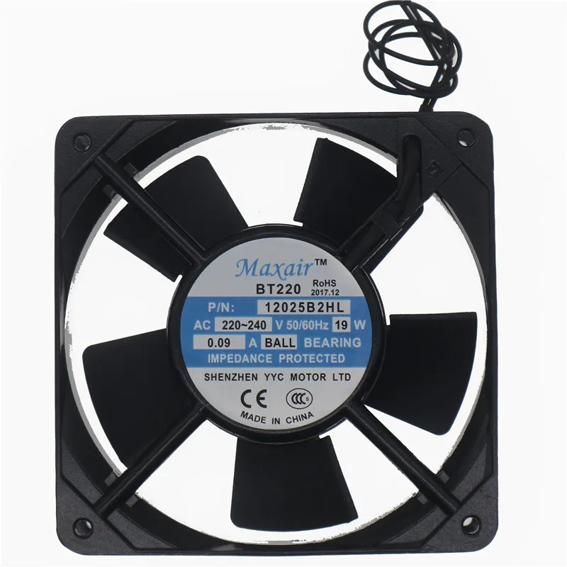 Maxair BT 220 12025B2HL 220V 12025 12Cm Axial Fan AC Cooling Fan