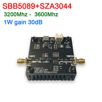 SBB5089+SZA3044 3200Mhz - 3600Mhz Microwave RF Power Amplifier 1W gain 30dB for Ham Radio