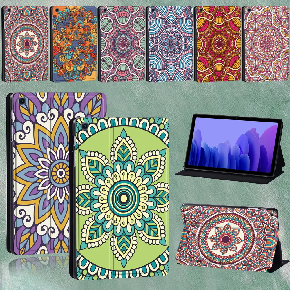 Mandala Print Pattern Case for Samsung Galaxy Tab A7 10.4 2020 T500 SM-T500 SM-T505 Funda Tablet Cover Case