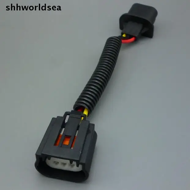 worldgolden 2/10/50PCS H13 9008 auto ceramic bulb socket ,H13 female  male connectors 18AGW 14CM