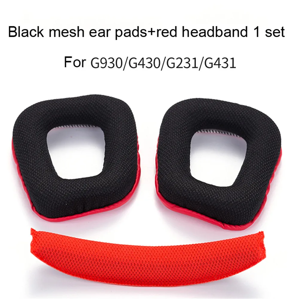 Substituição espuma Ear Pads para logitech, alta qualidade auscultadores, Earpads, G35, G930, G430, 2.28