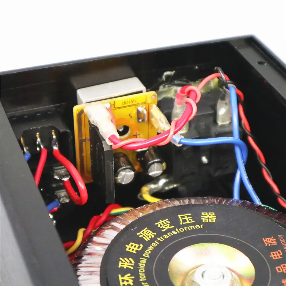 Ue 200va toroidal equilibrada isolamento transformador 200w ac isolamento fonte de alimentação processador com 1 tomada da ue