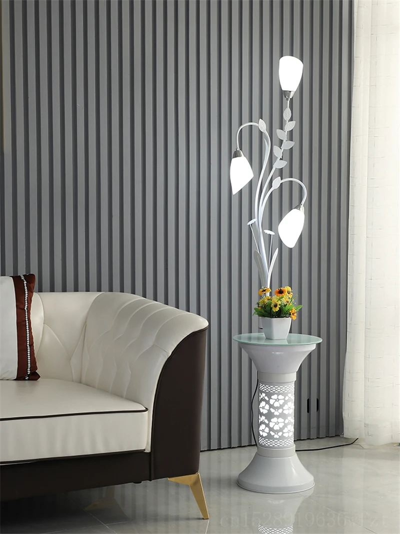 Modern Acrylic Lamp Shade Standing Lamp Coffee Table Floor Lamp Living Room Sofa Reading Floor Light Bedroom Bedside Stand Light