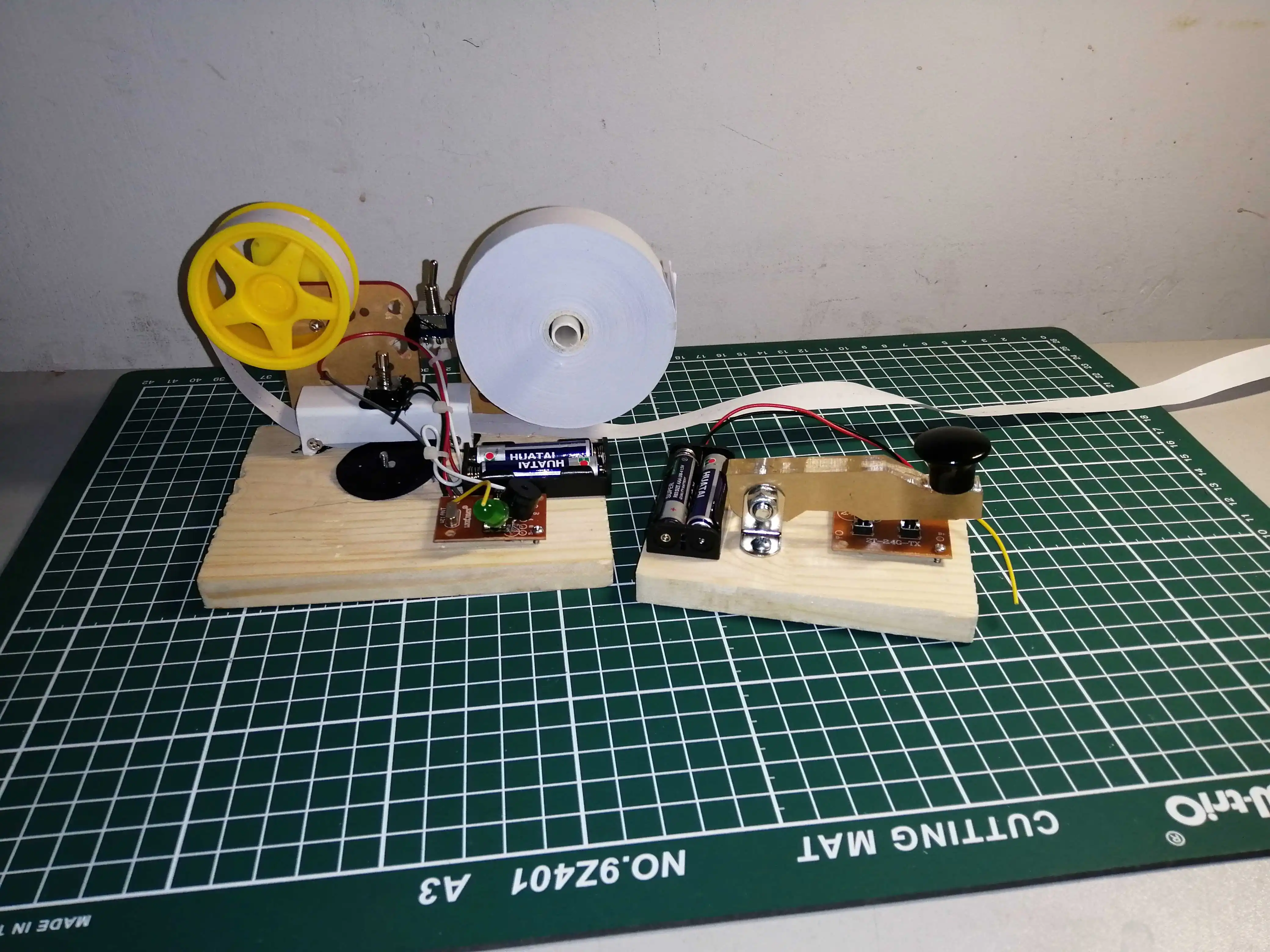 تلغراف لاسلكي ، لكمة بطاقة الارسال ، مورس رمز التلغراف والصوت والضوء كاسيت ، مفتوحة 200 متر