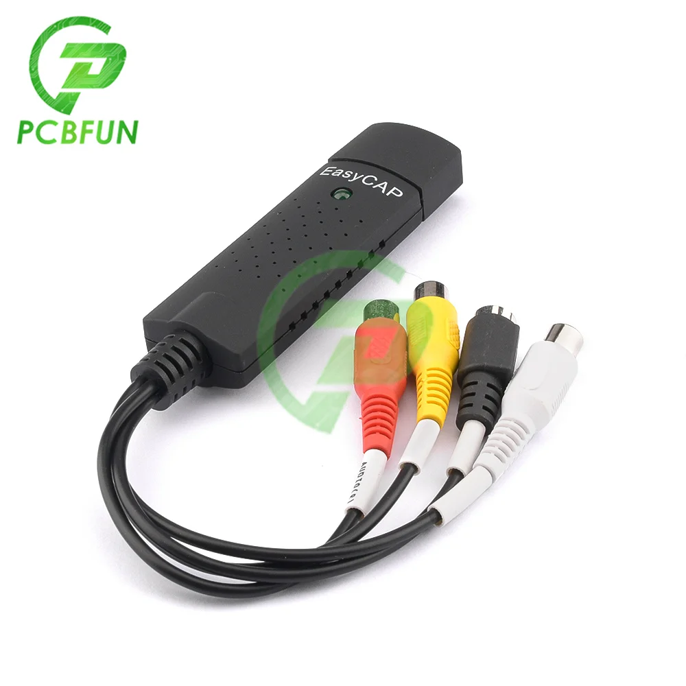 USB 2.0 Easycap Capture 1 Channel Video TV DVD VHS Audio PC Capture Adapter Card TV Video DVR Converter