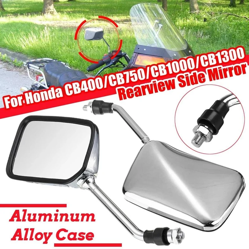 Motorcycle Handlebar Rear View Side Mirror Rearview Mirrors for Honda CB400 VTEC 1 2 3 4 CB-1 VTR250 CB VTR 400 CB750