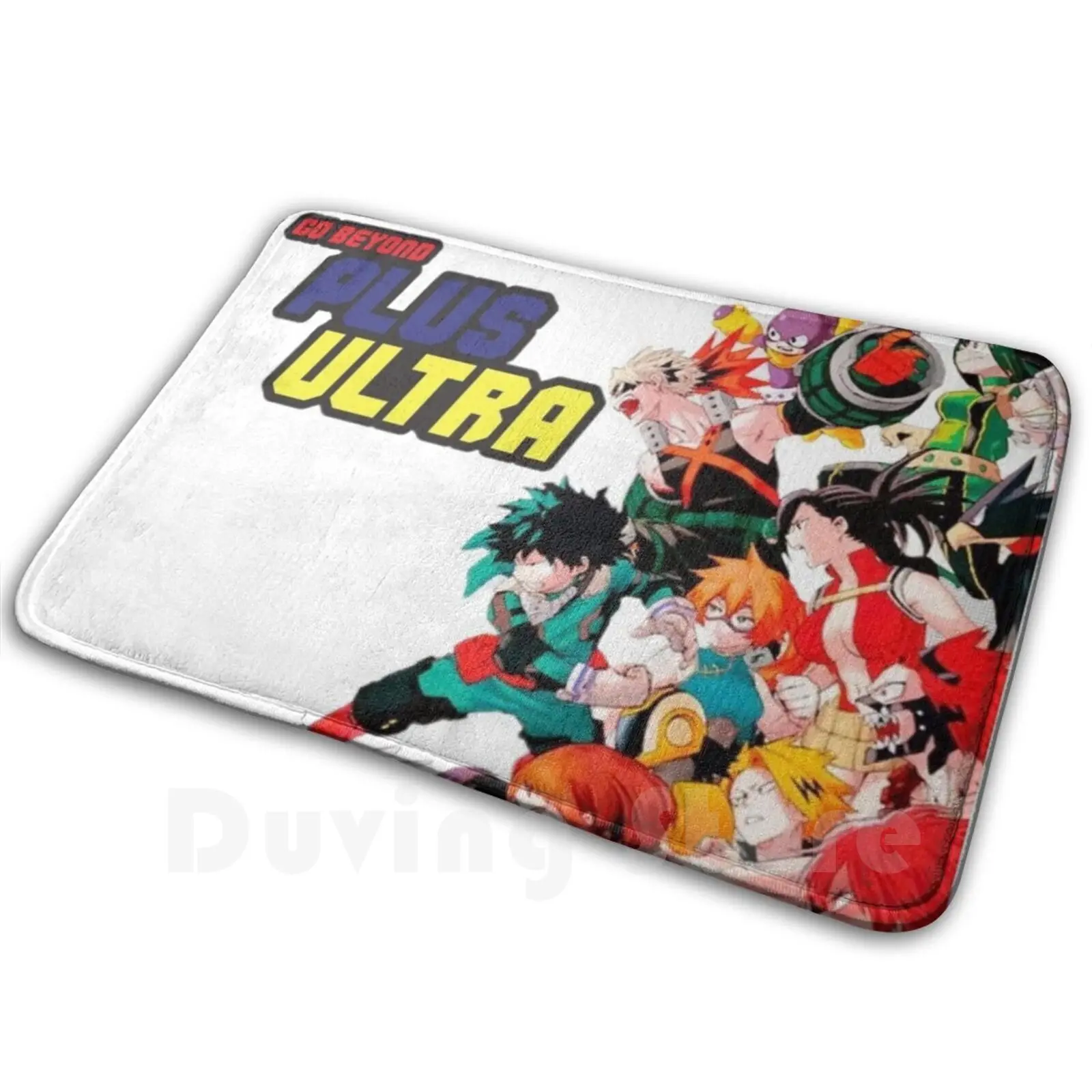 Go Beyond Plus Ultra-alfombra de cojín, suave, antideslizante, Bnha Weeb Anime Mha Bhna Plus Ultra Deku Bakugo clase 1a Iida