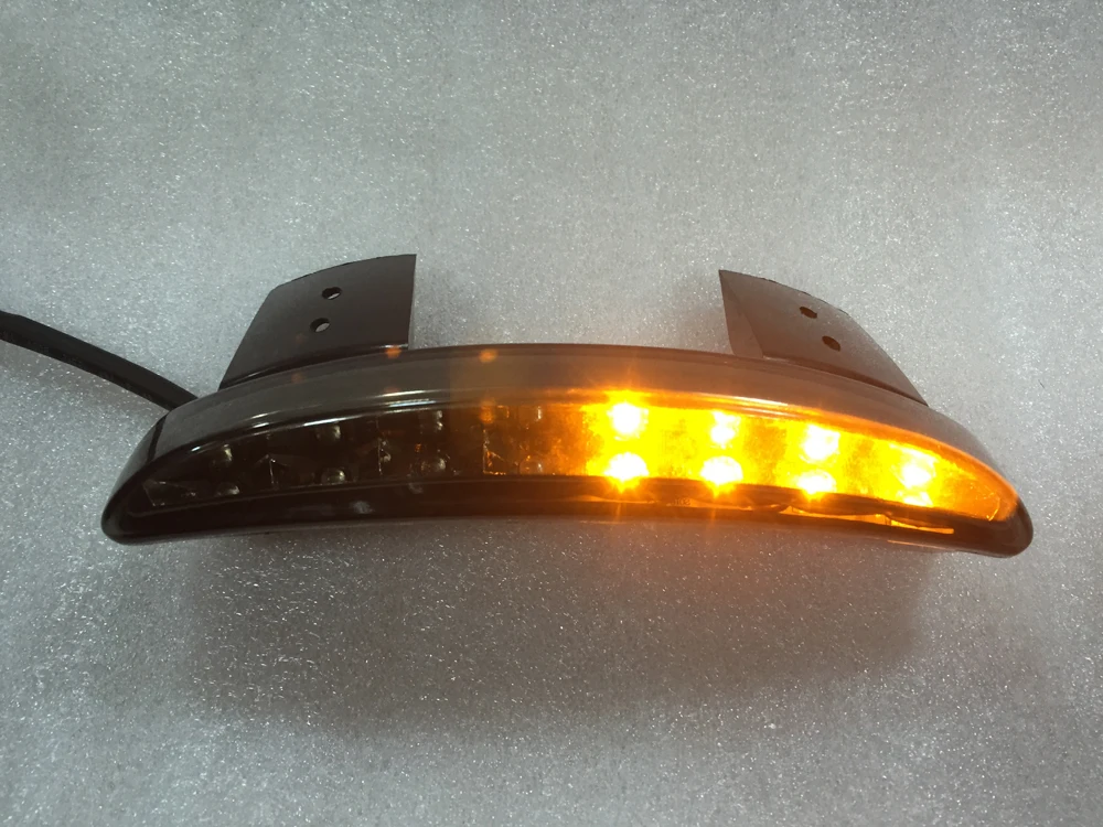 Chopped Fender Integrated LED Tail Light Turn signal Blinker For Harley Iron XL 883 1200 XL1200V Seventy Two