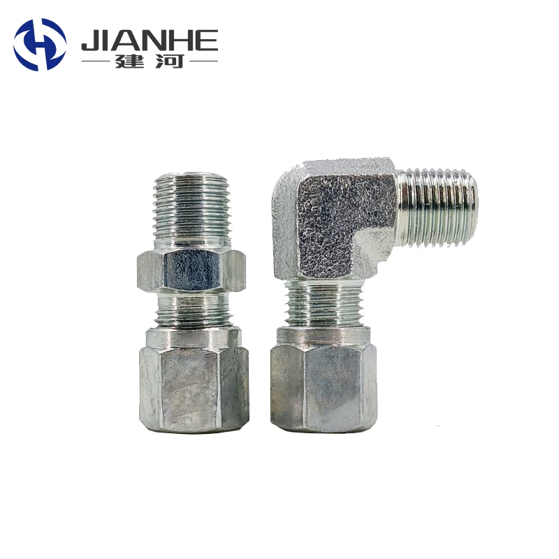 KT KTA 6mm Ferrule Fitting /Lubrication Oil Pipe Connector/ Butt Joint  For Centralized Lubrication System/CNC Machine Centre