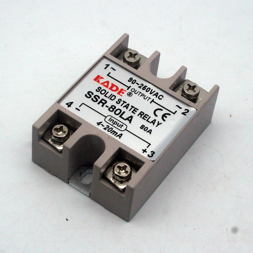 SSR-60LA/ 75LA / 80LA current type solid state voltage regulator intelligent solid state voltage regulator module input 4-20mA