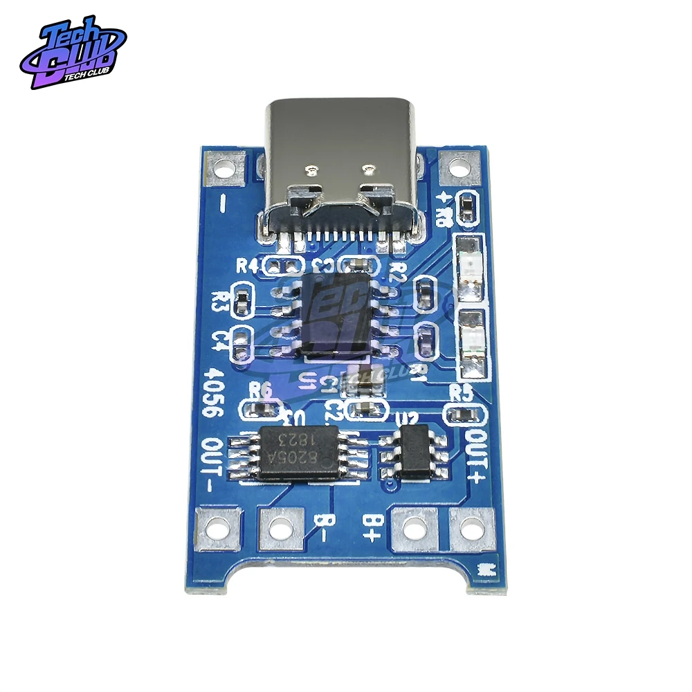 Micro/Loại C USB 5V 1A 18650 TC4056 TC4056A Sạc Pin Lithium Mô Đun Bo Mạch Sạc Với Bảo Vệ hai Chức Năng
