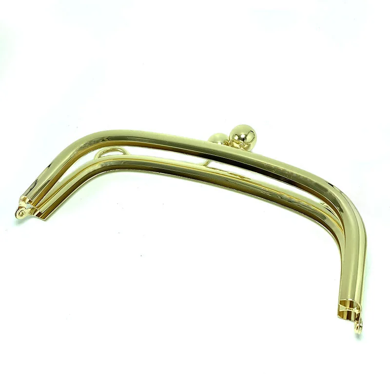 

8 inch (20cm) Metal Frame Kiss Clasp Lock with Loops for DIY Coin Purse Bag Accessories Tone Bag Hardware