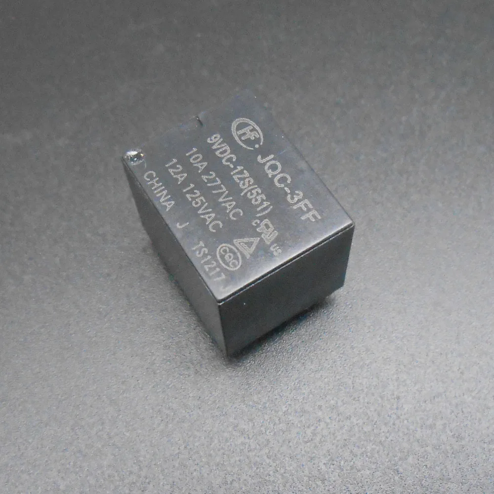 5Pcs HONGFA Relay General Purpose Relays HF JQC-3FF 005 5VDC 9VDC 12VDC 24VDC-1ZS(551) DC 5V 9V 12V 24V 5 Pins 5-Pin *FD907-910