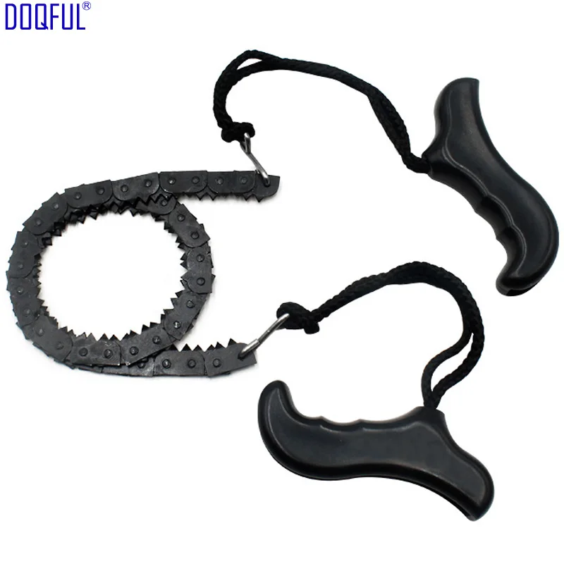 Outdoor Portable Chain Saw Survival Emergency Wilderness Sharp Sawtooth Ferromanganese Practical Camping Hiking Hunting Cut Wood