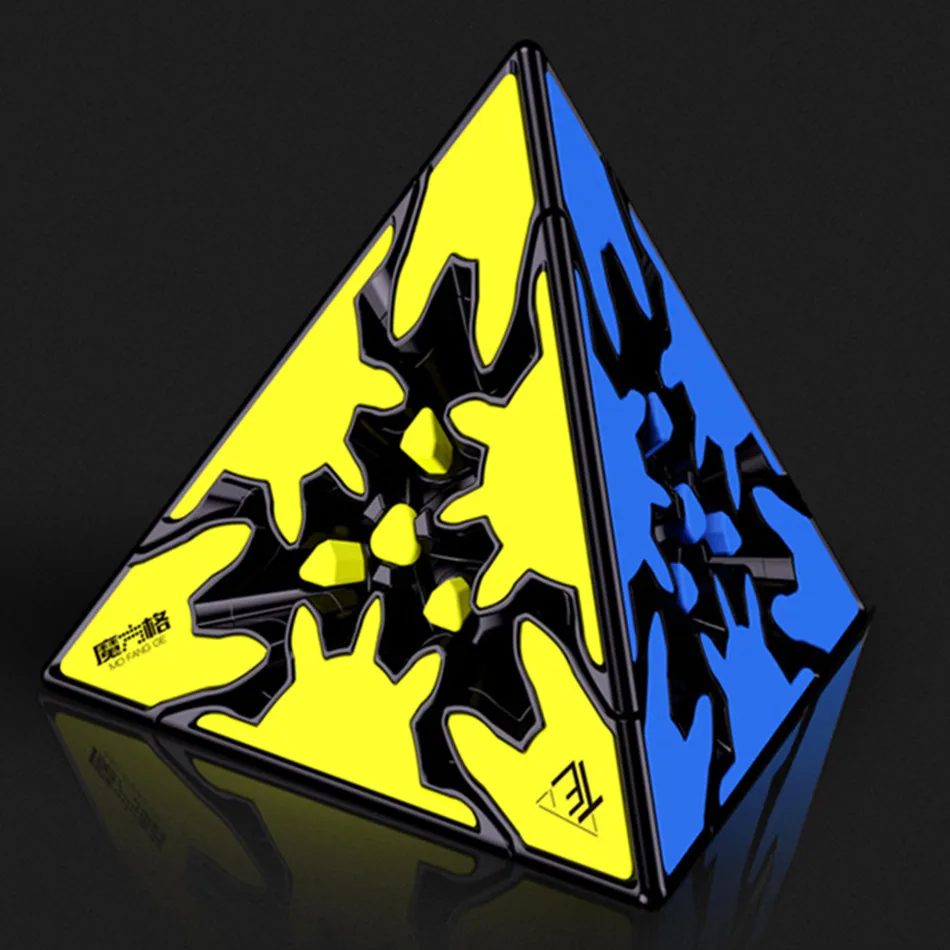 Neue Qiyi Getriebe Cube 3x3x3 Getriebe Cube 3x3 Pyramide Zylinder Kugel Geschwindigkeit Würfel Pädagogisches Spielzeug für Kinder Kinder Geschenk Spielzeug