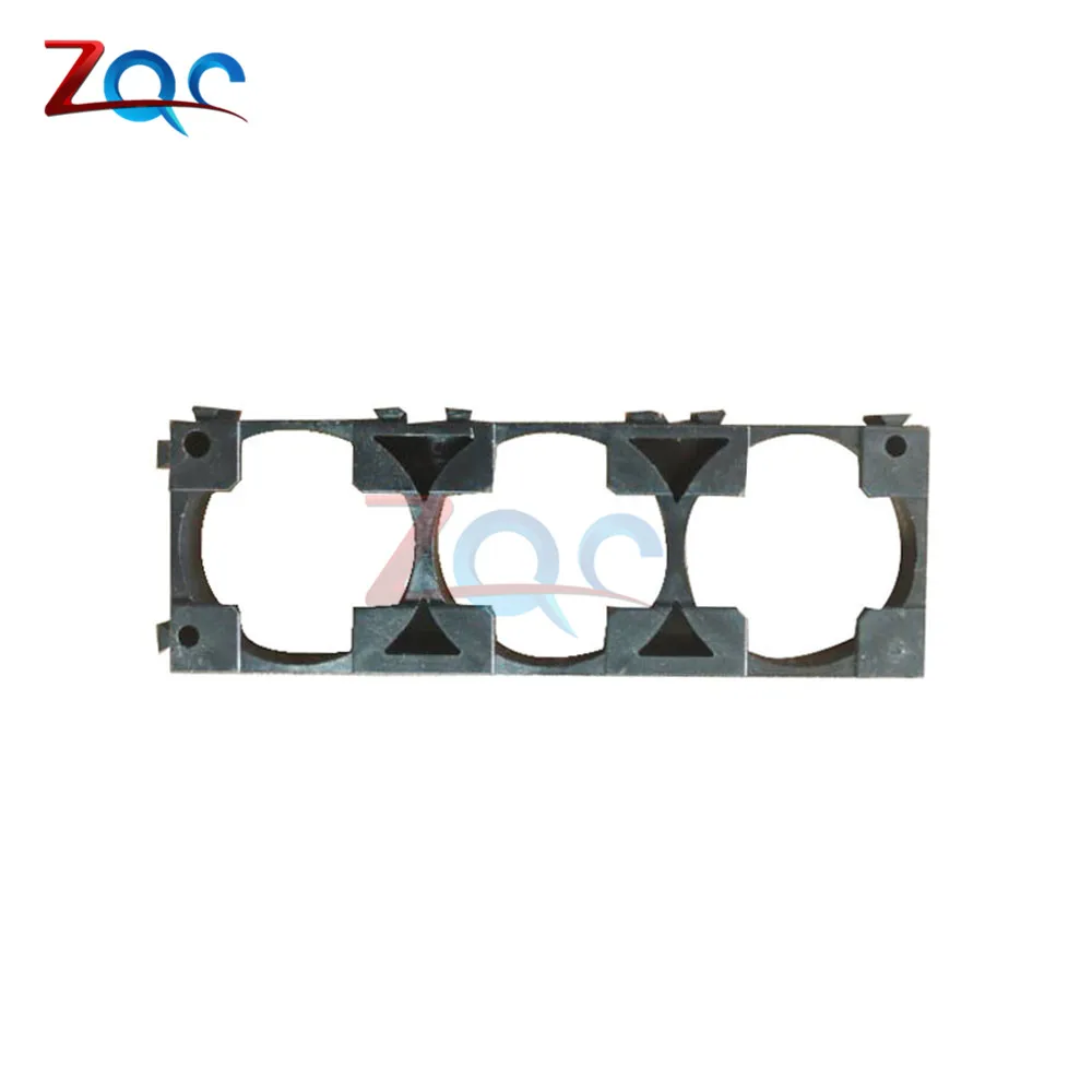 5Pcs Rechargeable Lithium Battery 26650 Bracket 3 Pack Cell Holder