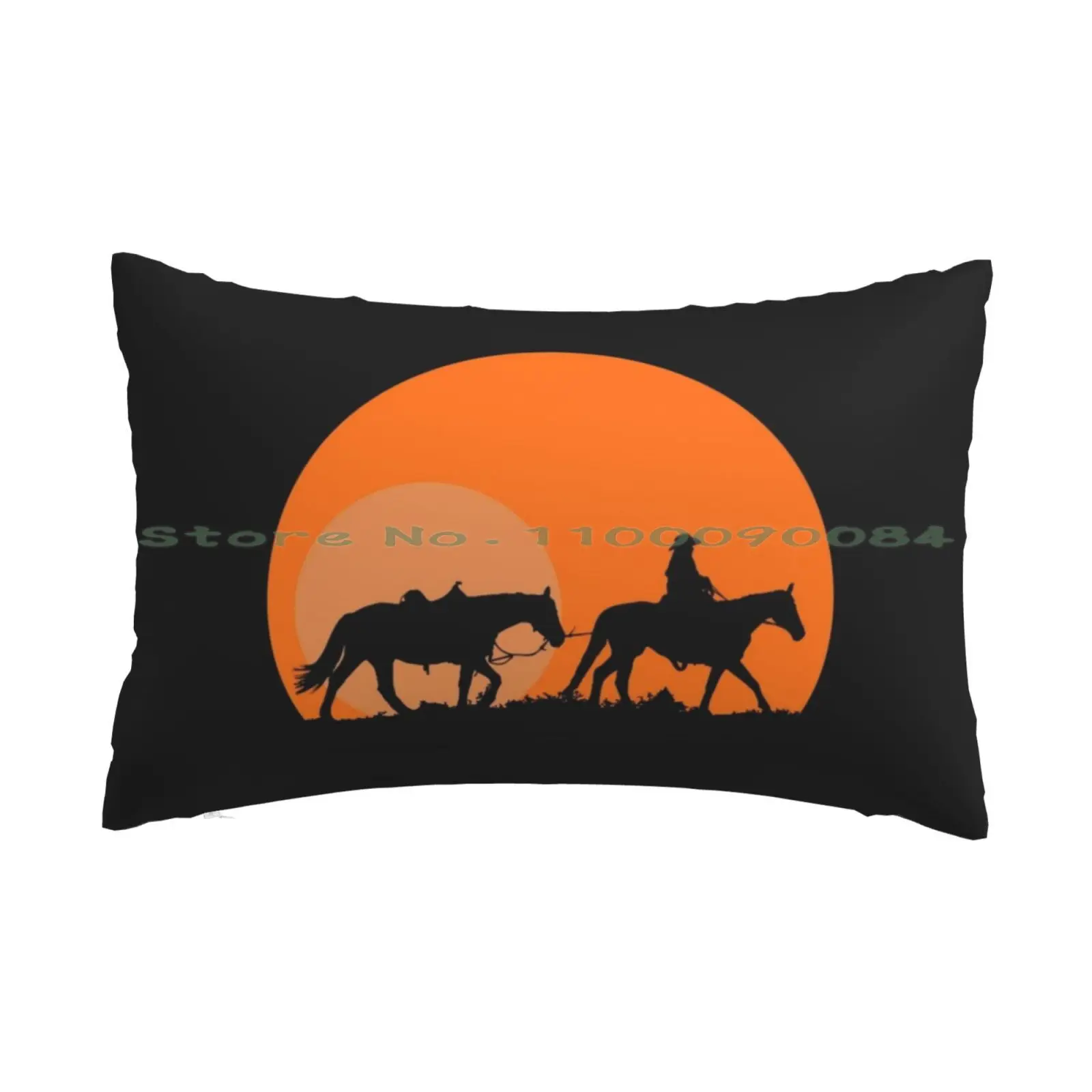 Horses On The Dark Side Pillow Case 20x30 50*75 Sofa Bedroom Live Iglesias Concert Cover World America 2021 Long Rectangle