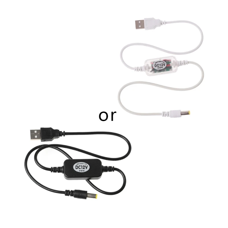 

Game Component USB To DC USB Power Boost Line DC 5V To DC 12v Step UP Module USB Converter Adapter Cable 2.1x5.5mm Plug