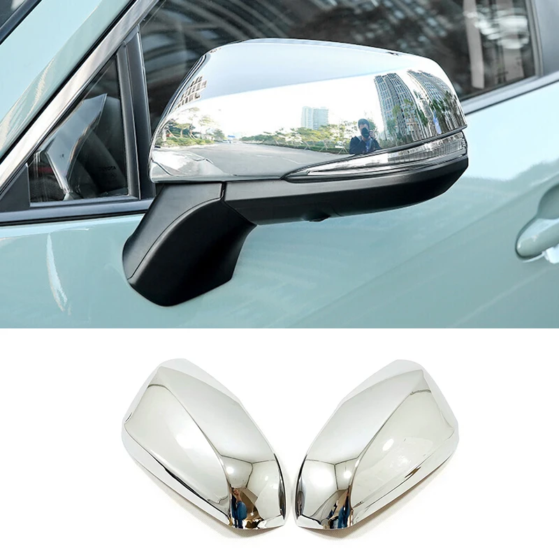 

ABS Chrome/Carbon For Toyota SIENNA 2021 2022 Car side rearview mirror Cover Trim Sticker Decoration Styling Accessories