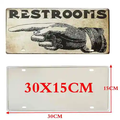 Prague Travel City Car Lisence Vintage Poster Souvenir Metal Sign Retro Plaque For Wall Shop Bar Home Decor 30X15CM  DC-0958A - Image 2