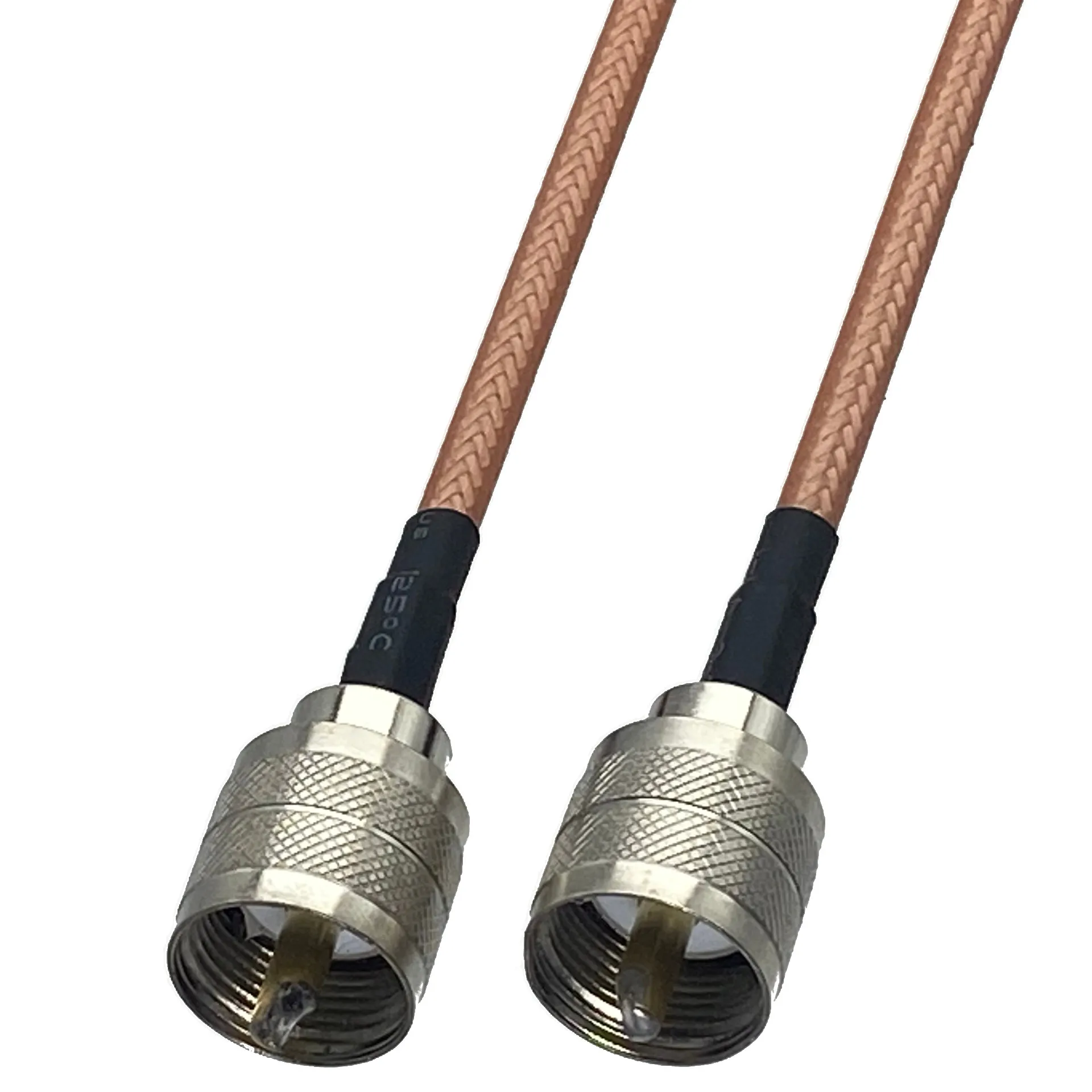 1pcs RG142 Cable PL259 Male Plug to UHF PL259 Male Plug Connector RF Coaxial Pigtail Jumper Adapter Wire Terminals New 6inch~20M