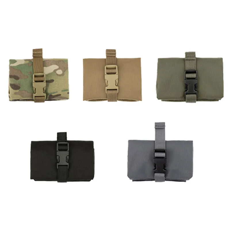 

Outdoor TT Foldable Magazine Drop Dump Pouch Camping ROLL-UP Molle Pouch Storage Bag 500D