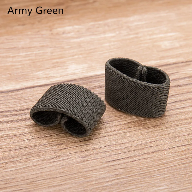 2 Pcs Plastic Nylon Elastic Belt Keeper D Shape Belt Strap Loop Ring Buckle Parts for Leather Craft Bag Strap Belt 35/40mm