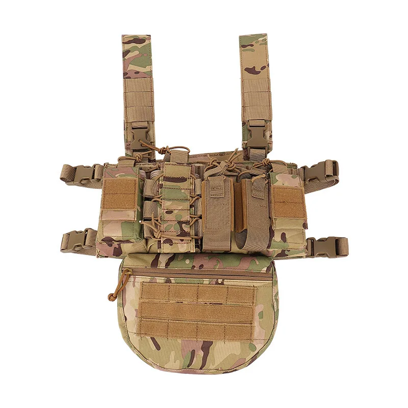 Tactical Chest Rig Airsoft Hunting Carrier Vest Equipment Pack Pouch Light Weight Heavy Duty Paintball Vest