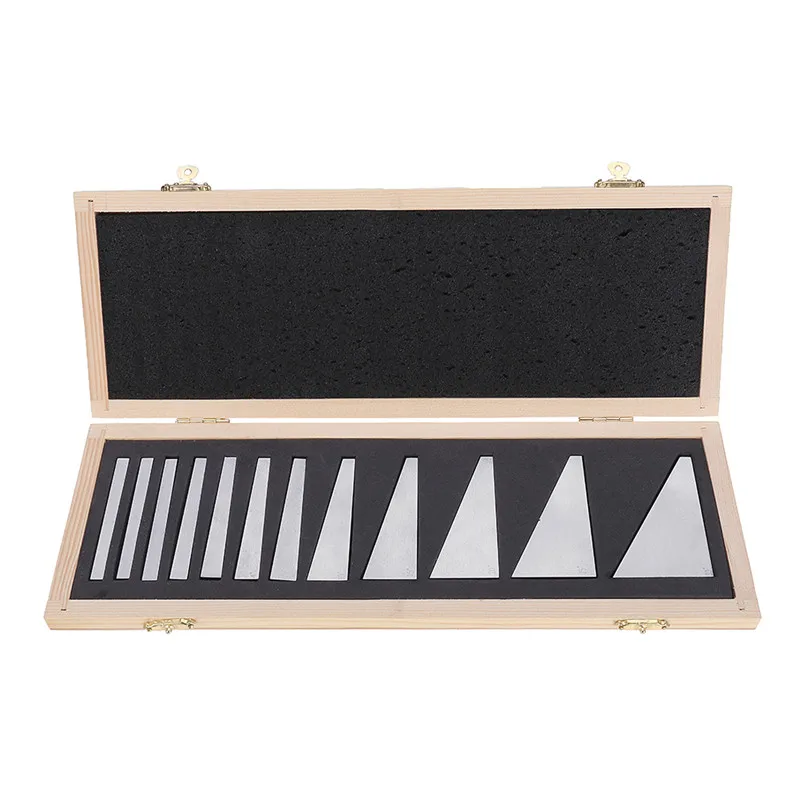 2/10/12 PCS Precision Ground Durable Angle Blocks Set For Lathes Milling Machinist Tools Angle Block Gage Angle Correction Gauge